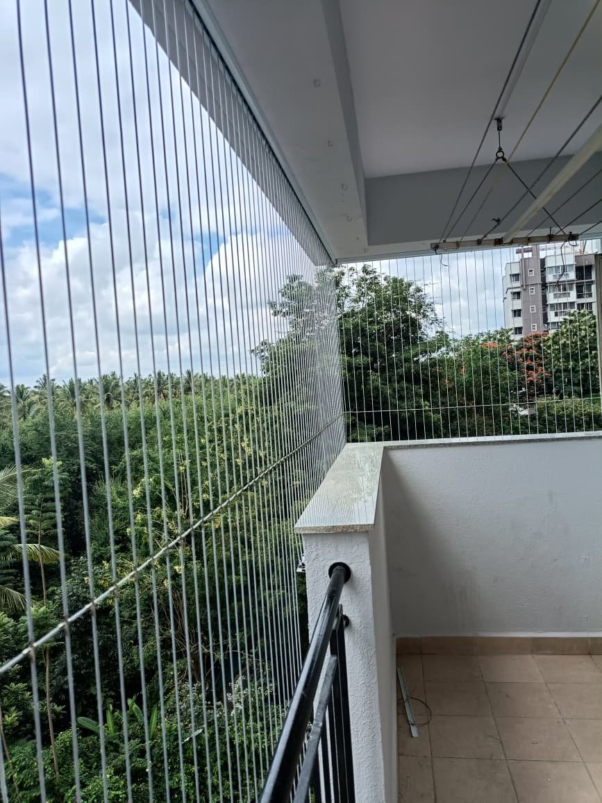 Best Invisible Grills in KR Puram Bangalore by Vikram Safety Nets